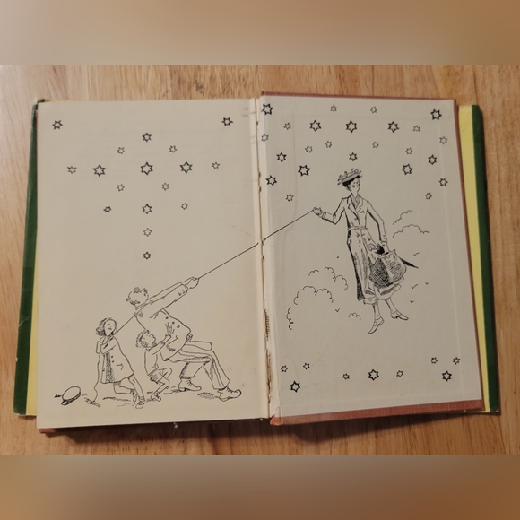 Vintage Mary Poppins Comes Back by PL Travers 1963 Edition HC & Dust Jacket - Picture 12 of 16